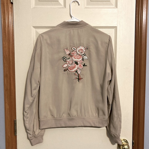 Candies Bomber Jacket with Ruffle detail - Picture 1 of 6